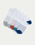 Marks & Spencer "5pk Cool & Fresh® Striped Trainer Liners®"